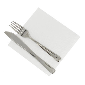 Guardanapos Papel Branco 30x30 1 Folha (100 Uds)