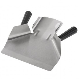 Pá Batatas Fritas 2 Asas Inox Prata 20x22,5x5 cm (1 Ud)