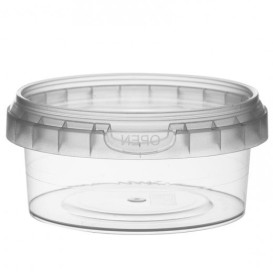 Embalagem Plastico Com Tampa Inviolável 180ml Ø9,5 (12 Uds)
