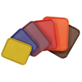 Bandeja Plastico Rigido Azul  35,5x45,3cm (1 Uds)