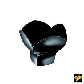 Tigela Degustação Plastico Lovers Preto 100ml (500 Uds)