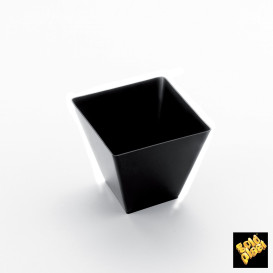 Copos Degustação Rombo Preto 95 ml (500 Unidades)