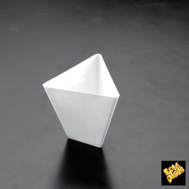 Tigela Degustação Triangle Branco 70 ml (25 Unidades)