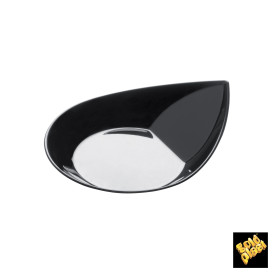 Prato Degustação Smart Preto 8,6x7,1 cm (500 Uds)
