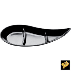 Molhera Degustação Virgola 3 Comp. Preto 30 ml (500 Unidades)