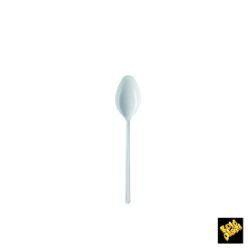 Colher Degustação Mini Spoon Branco 100 mm (1500 Uds)