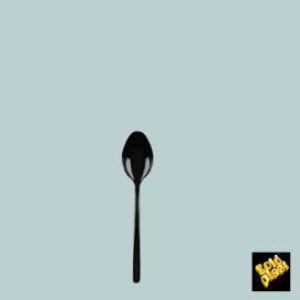 Colher Degustação Mini Spoon Preto 100 mm (1500 Uds)