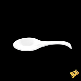 Colher Degustação Single-Dose Branco 120 mm (600 Uds)