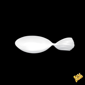 Colher Degustação Single-Dose Fish Branco 120 mm (600 Unidades)