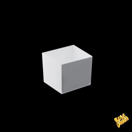 Tigela Degustação Cube Branco 60 ml (15 Uds)