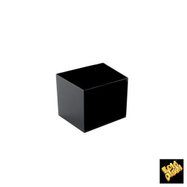 Tigela Degustação Cube Preto 60 ml (15 Uds)