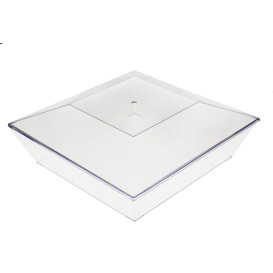 Bandeja Fiesta Transparente 250x250 mm (30 Uds)