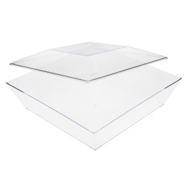 Bandeja Fiesta Transparente 250x250 mm (30 Uds)