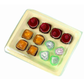 Bandeja de Madeira 26,5x21,5x2cm (20 Uds)