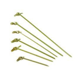 Pick Bambu Decorado Laço 180mm (200 Unidades)