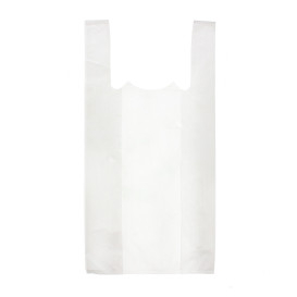 Saco Plastico Alça Branco 25x30cm 