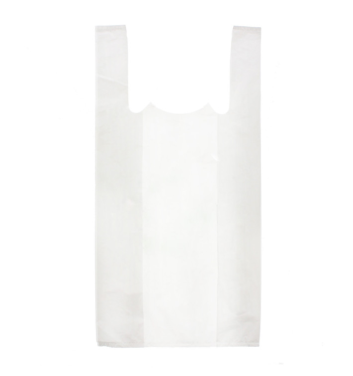 Saco Plastico Alça Branco 25x30cm 