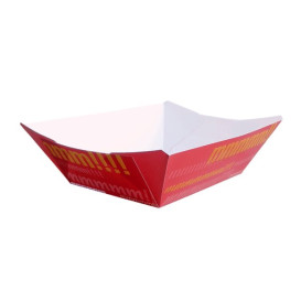 Barqueta Cartolina 10,6x7,3x4,5cm 350ml (25 Uds)