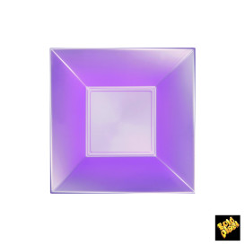 Prato Plastico Fundo Violeta Nice Pearl PP 180mm (300 Uds)