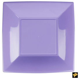 Prato Plastico Raso Lilas Nice PP 290mm (12 Uds)