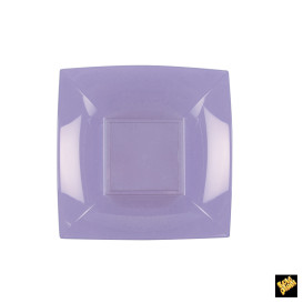 Prato Plastico Fundo Lilás Nice PP 180mm (25 Uds)