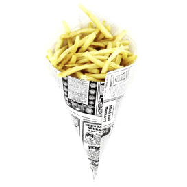 Cone de Papel Antigordura 420mm 600g (250 Uds)