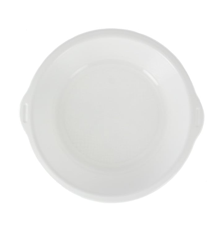 Tigela de Plastico PP con Alças Branco Ø18,5cm (50 Uds) Tigela de Plastico PP con Alças Branco Ø18,5cm (50 Uds)