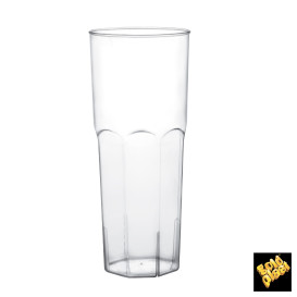 Copo Plastico Tubo Transp. PS Ø65mm 350ml (10 Uds)