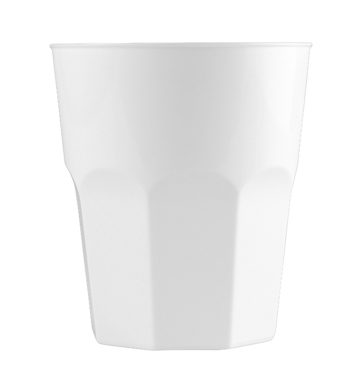 Copo Plastico para Coctel Branco PP Ø84mm 270ml (420 Uds)