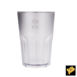 Copo Reutilizáveis SAN Frost Transparente 400ml (5 Uds)