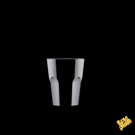 Copo Reutilizáveis SAN para Shot Preto 40ml (72 Uds)
