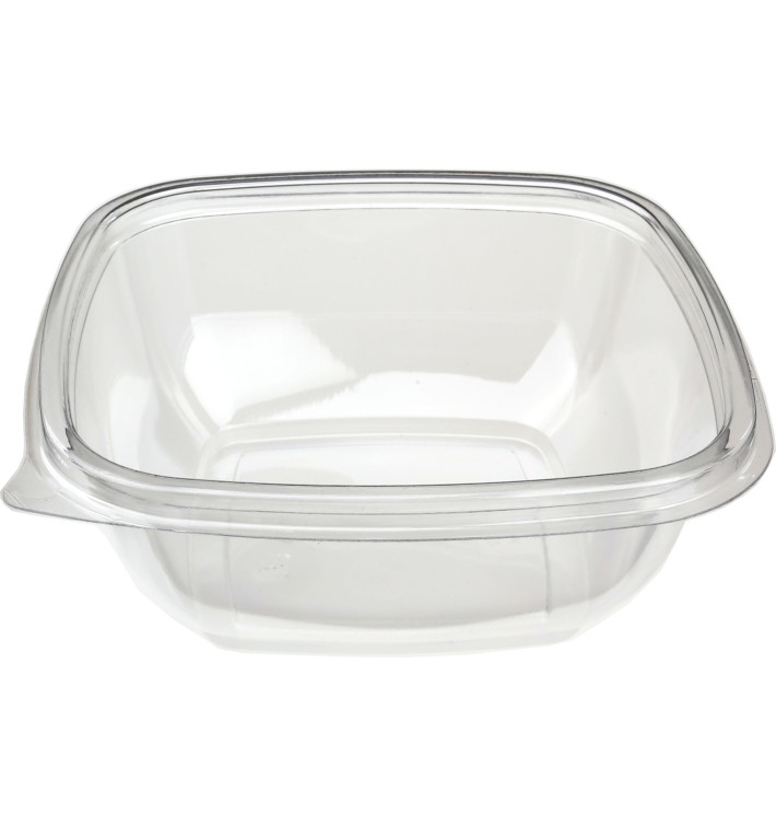 Tigela de Plastico Quadrado PET 250ml 125x125x40mm (50 Uds) Tigela de Plastico Quadrado PET 250ml 125x125x40mm (50 Uds)