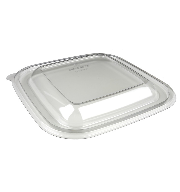 Tampa de Plastico para Tigela PET 190x190mm (50 Uds) Tampa de Plastico para Tigela PET 190x190mm (50 Uds)