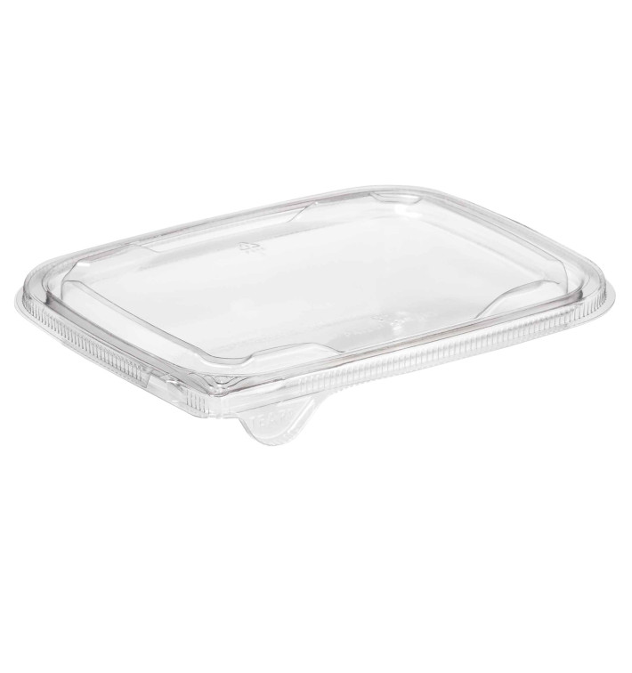 Tampa Plana de Plastico para Tigela PET 180x140mm (65 Uds)