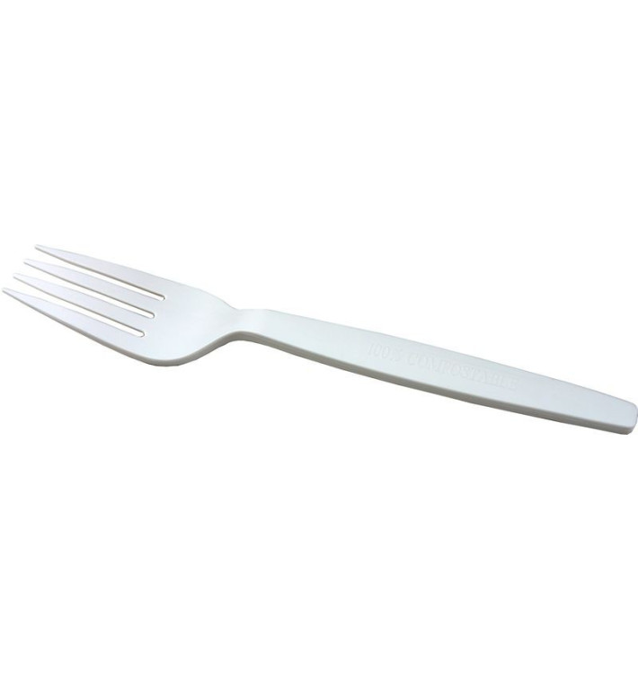 Garfo Biodegradaveis CPLA Branco 160mm em caixa (500 Uds) Garfo Biodegradaveis CPLA Branco 160mm em caixa (500 Uds)
