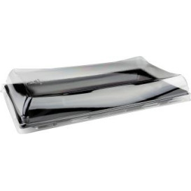 Tampa Plastico Trasp. Bandeja 12x22cm (50 Uds)