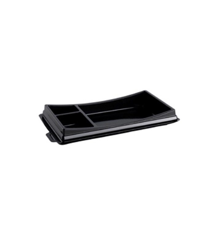 Embalagem para Sushi Preto 199x113mm (10 Uds) Embalagem para Sushi Preto 199x113mm (10 Uds)