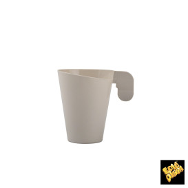 Chavena Plastico Café Design Creme 72ml (12 Uds)
