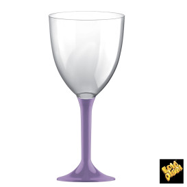 Copo PS Flute Vinho Lilás 300ml 2P (200 Uds)