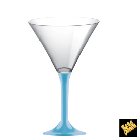 Copo PS Flute Cocktail Turquesa 185ml 2P (20 Uds)