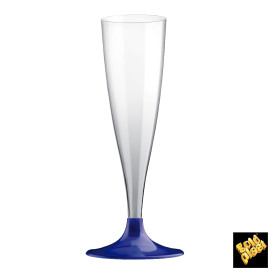 Copo PS Flute Champanhe Azul Perlé 140ml 2P (20 Uds)