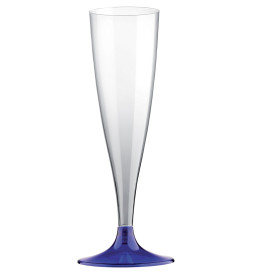 Copo PS Flute Champanhe Azul 140ml 2P (400 Uds)