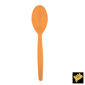 Colher de Plástico Easy PS Laranja 185mm (20 Uds)