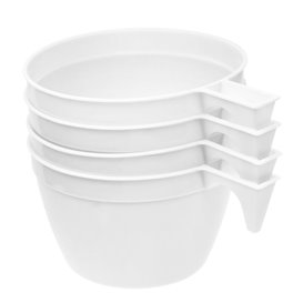 Chavena Plastico Cup Branco PP 90ml (900 Uds)