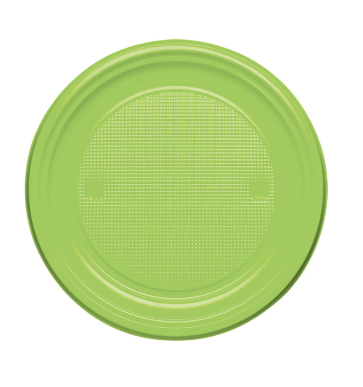 Prato Plastico PS Raso Verde Limão Ø170mm (1100 Unidades) Prato Plastico PS Raso Verde Limão Ø170mm (1100 Unidades)