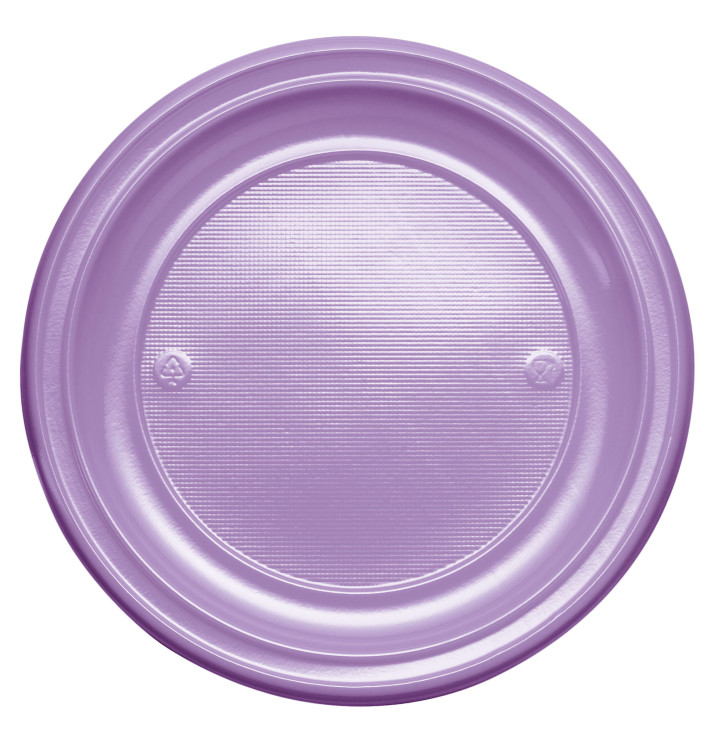 Prato Plastico PS Raso Lilás Ø220 mm (780 Unidades) Prato Plastico PS Raso Lilás Ø220 mm (780 Unidades)