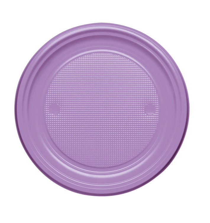 Prato Plastico PS Raso Lilás Ø170mm (1100 Unidades) Prato Plastico PS Raso Lilás Ø170mm (1100 Unidades)