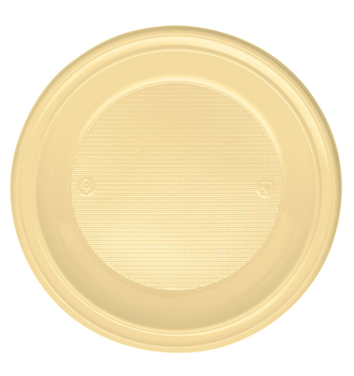 Prato Plastico PS Fundo Creme Ø220mm (30 Unidades) Prato Plastico PS Fundo Creme Ø220mm (30 Unidades)