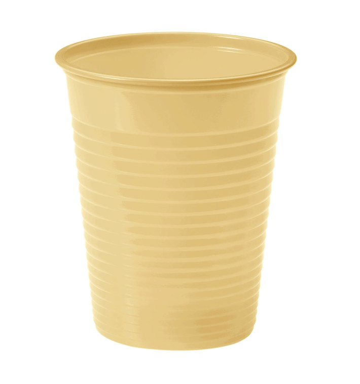 Copo de Plastico PS Creme 200ml Ø7cm (50 Unidades) Copo de Plastico PS Creme 200ml Ø7cm (50 Unidades)
