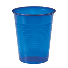Copo de Plastico PS Azul Escuro 200ml Ø7cm (50 Unidades)